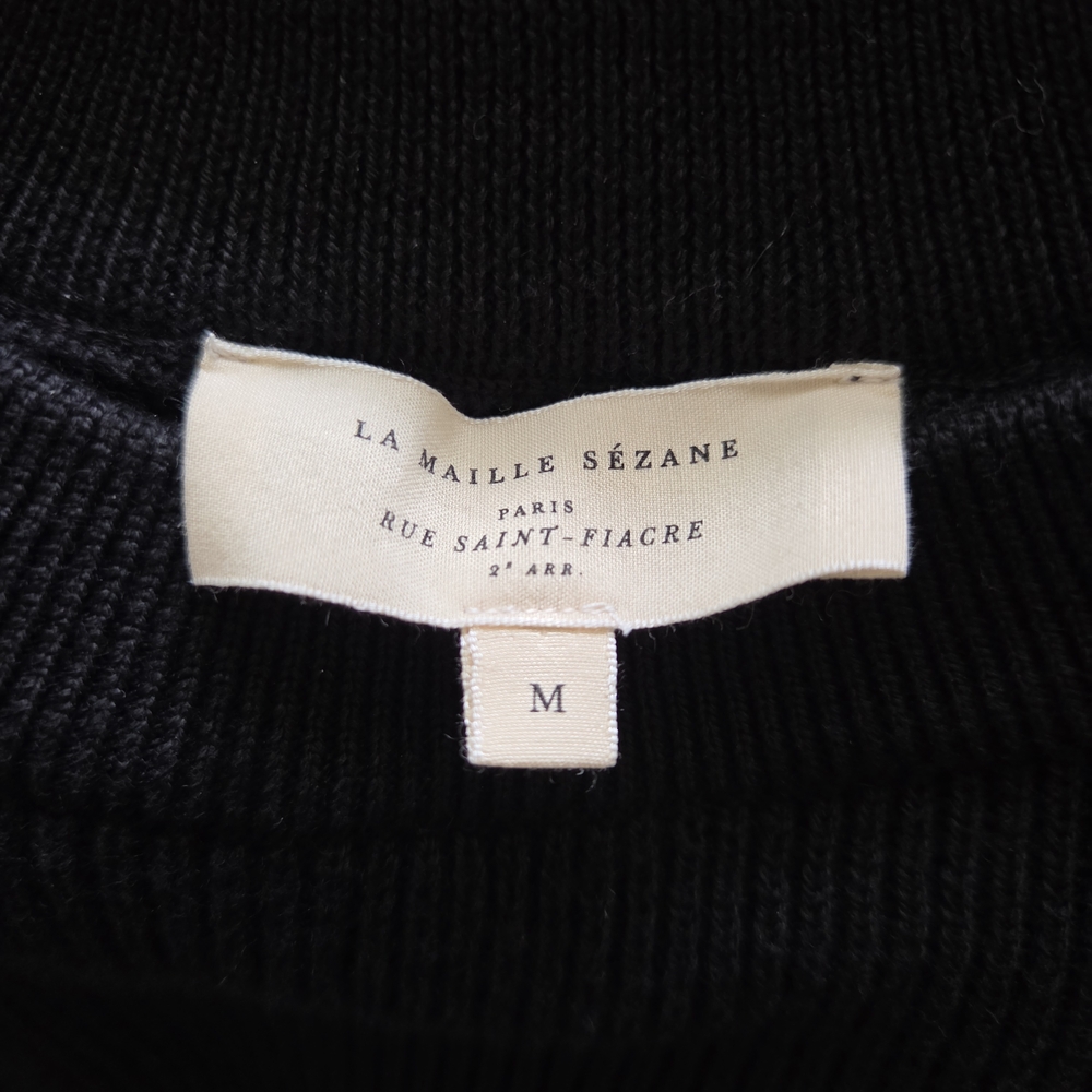 Sezane Sami Jumper - Black - Picture 5 of 5